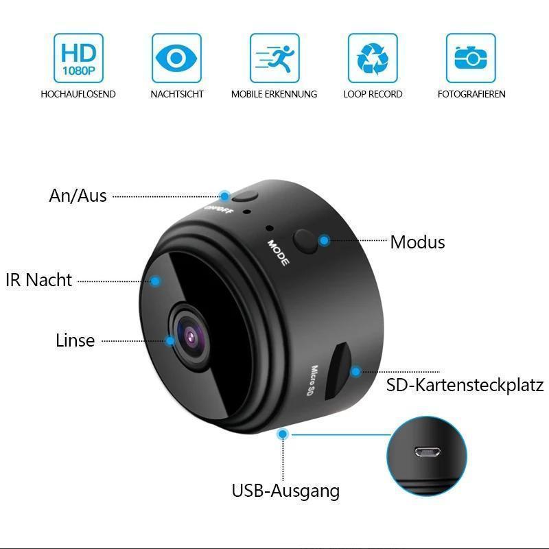 Gluschwein - 1080p magnetische WiFi-Minikamera