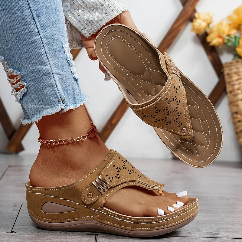Tiara | Sandales compensées élégantes