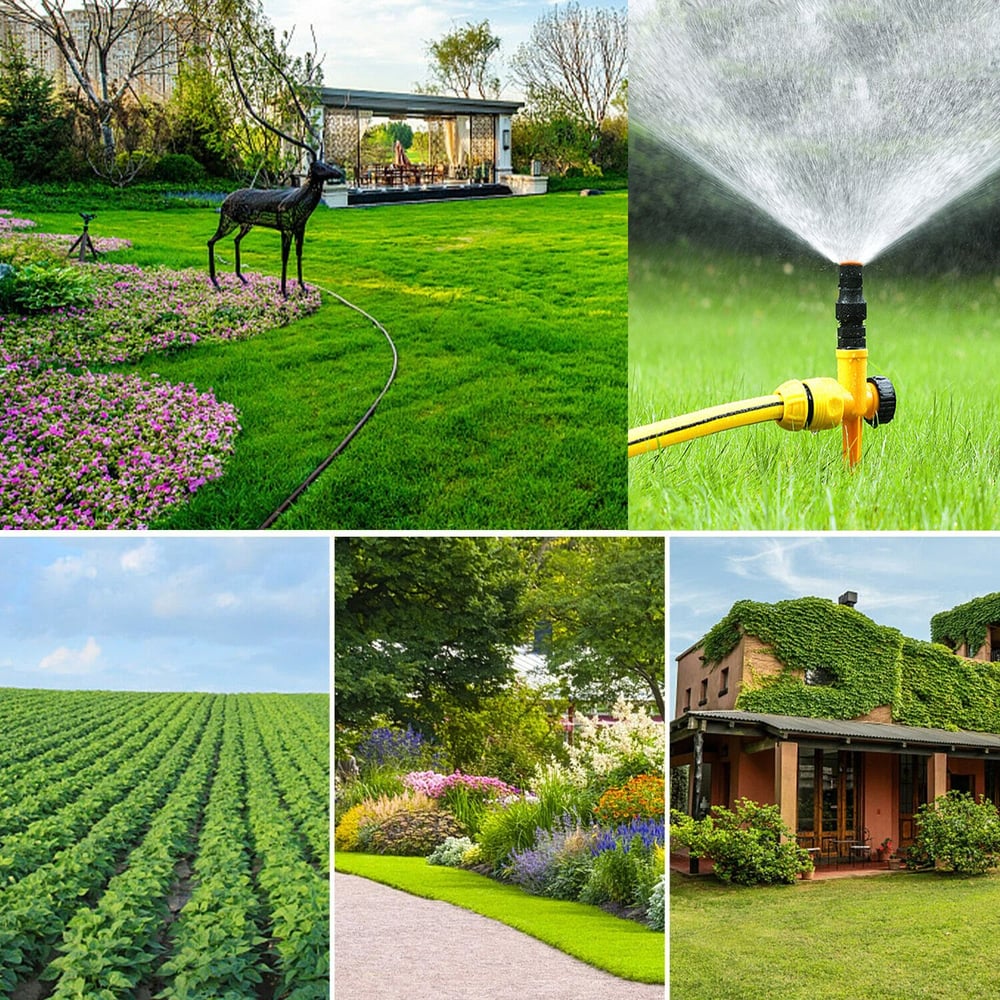 1+1 GRATUIT | Arroseur de jardin réglable à 360° – Irrigation réglable