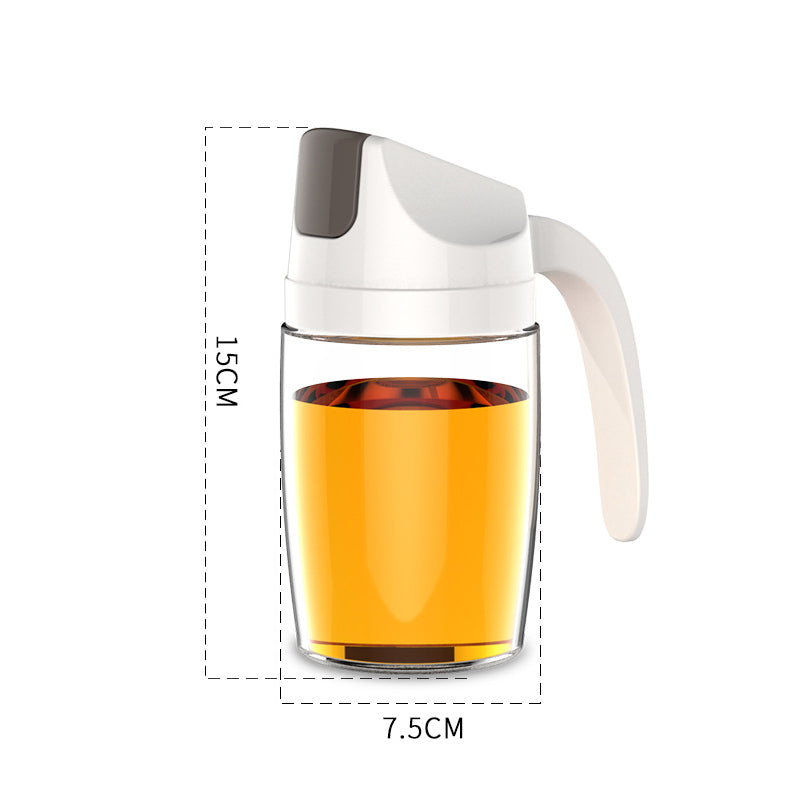 Gluschwein - Glass Oiler Anti-Leck-Ölflasche für den Haushalt 300ml Weiss