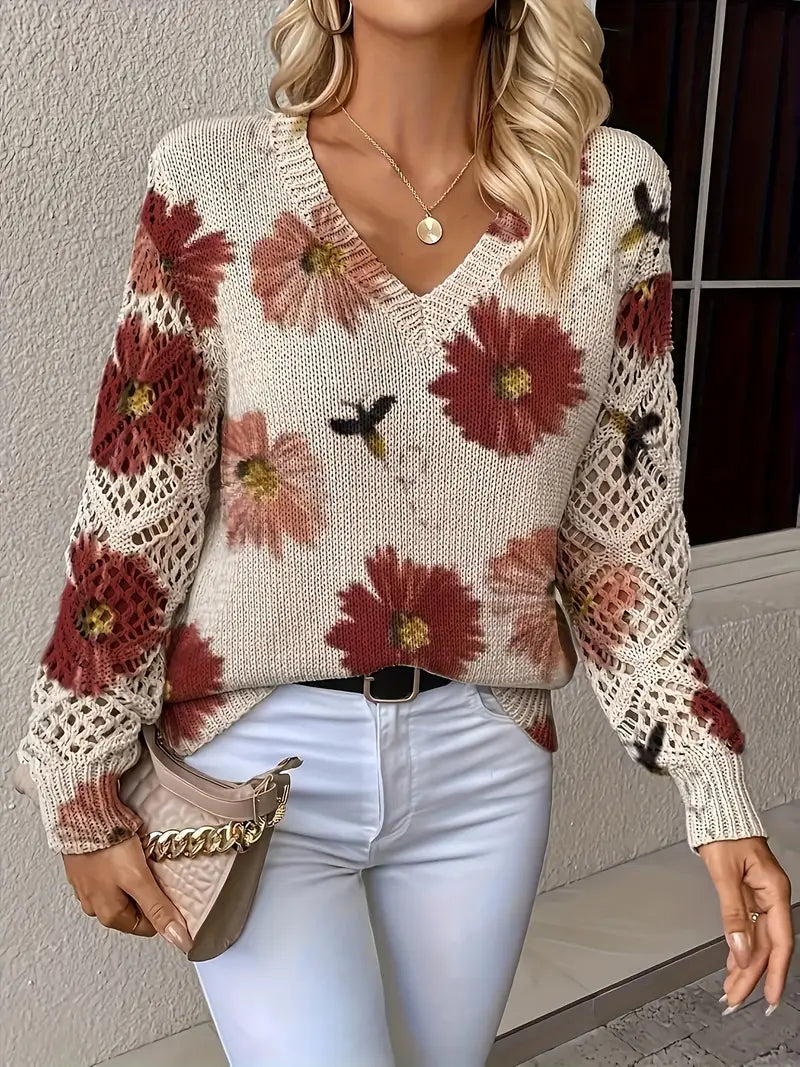 Tatyana - Stilvolle Strickjacke Mit V-Ausschnitt