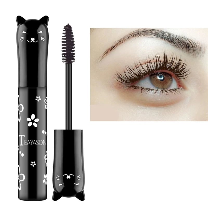 5D Seidenfaser-Mascara – Wimpernverlängernder Booster mit wasserfester Formel