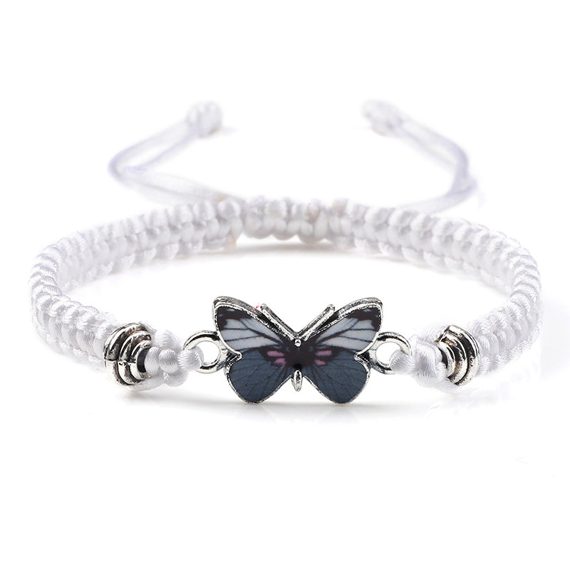 Gluschwein - 🌲Schmetterlings-Armband Weiß