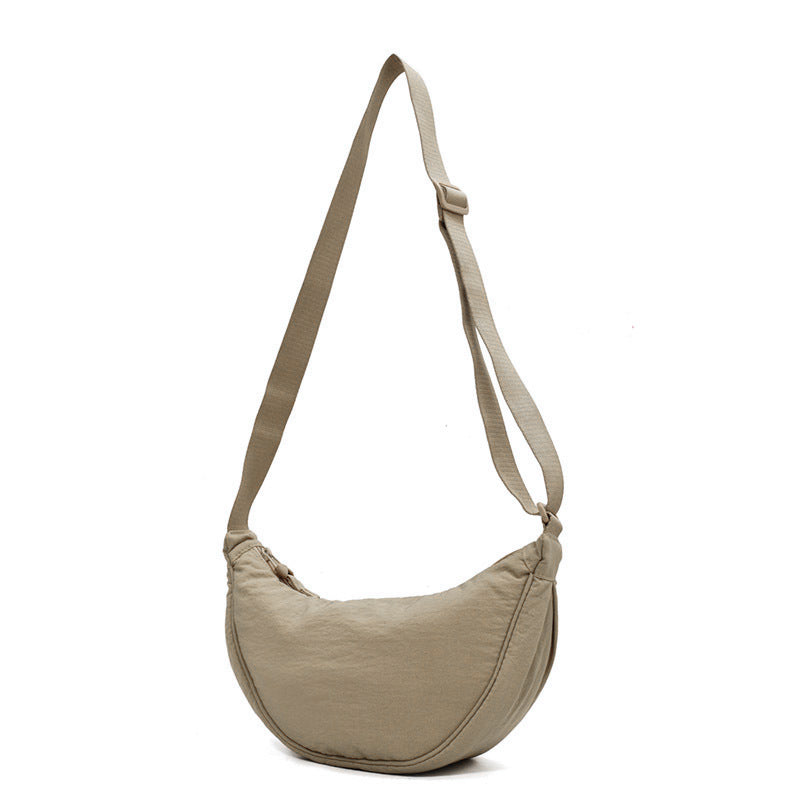 Gluschwein - Einfache Frauen Dumpling Umhängetasche Beige