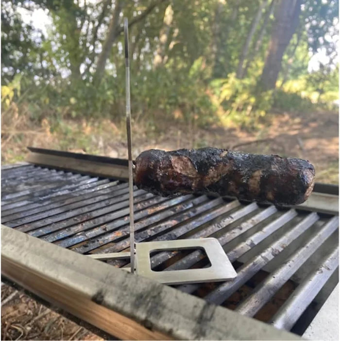 Gluschwein - BBQ-Wursthalter aus Edelstahl