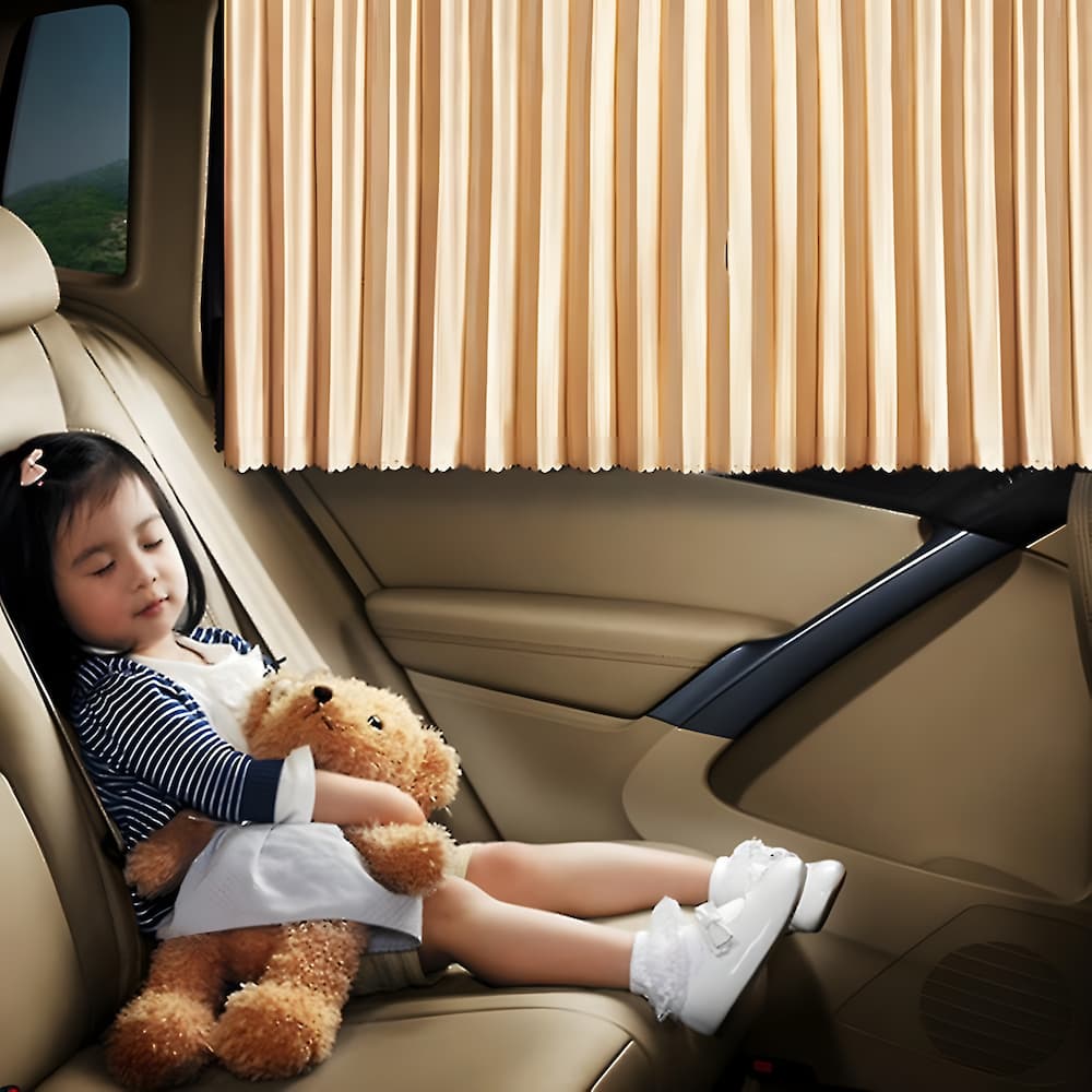 CarCurtain - Universal-Sonnenschutz mit Magneten - Fahren Sie kühl und privat
