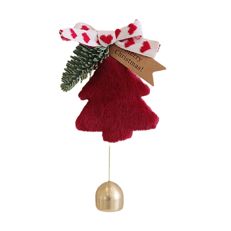 Gluschwein - Christbaumschmuck mit Sternglocken Burgund