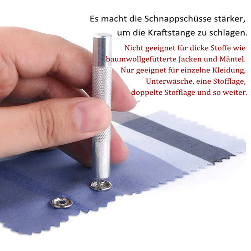Gluschwein - Metall Druckknöpfen Bausatz