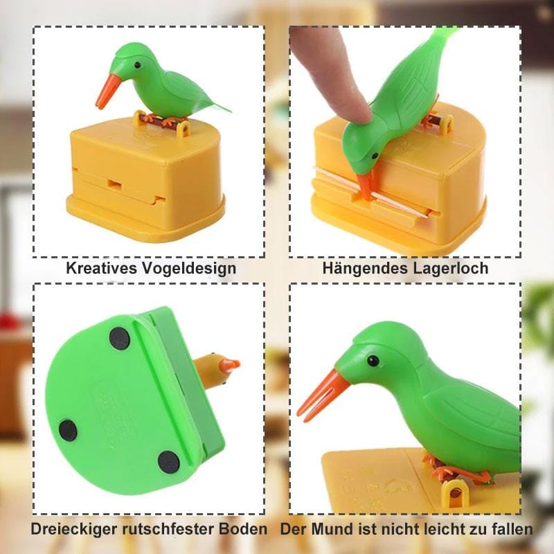 Gluschwein - Kreativer automatischer Zahnstocherbox-Karikaturvogel