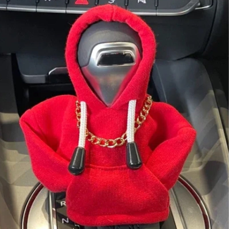 Gluschwein - Hoodie Auto-Schalthebelabdeckung Rot