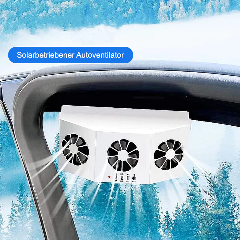 Gluschwein - Solarbetriebener Fahrzeugabluftventilator