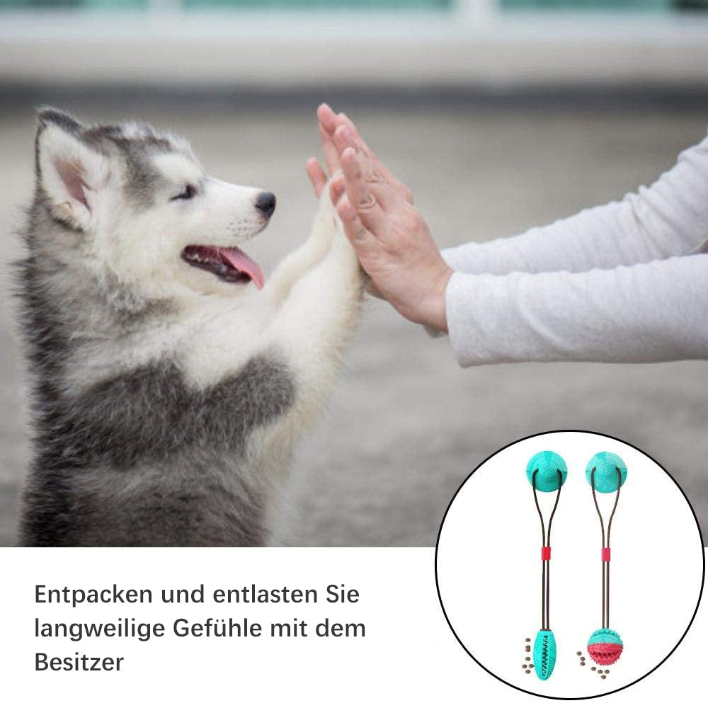 Gluschwein - Dog Bite Toy Interaktives Leckerspielzeug mit Saugnapf