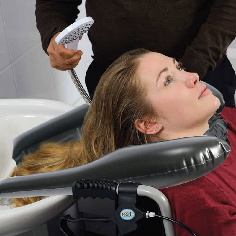 Gluschwein - Aufblasbares tragbares Shampoo-Kissen aus PVC