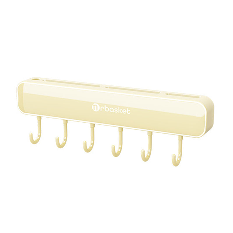 Gluschwein - Multifunktionales wandmontiertes Messerregal Gelb