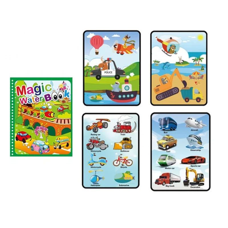 Gluschwein - Magisches Wasserbilderbuch Für Kinder Fahrzeuge