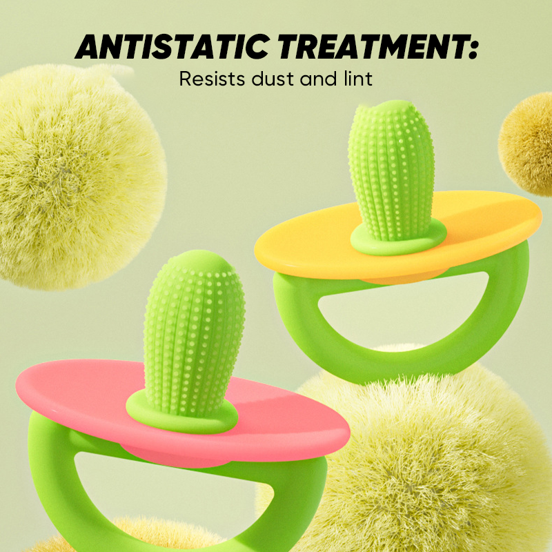 Anneau de dentition en silicone en forme de champignon