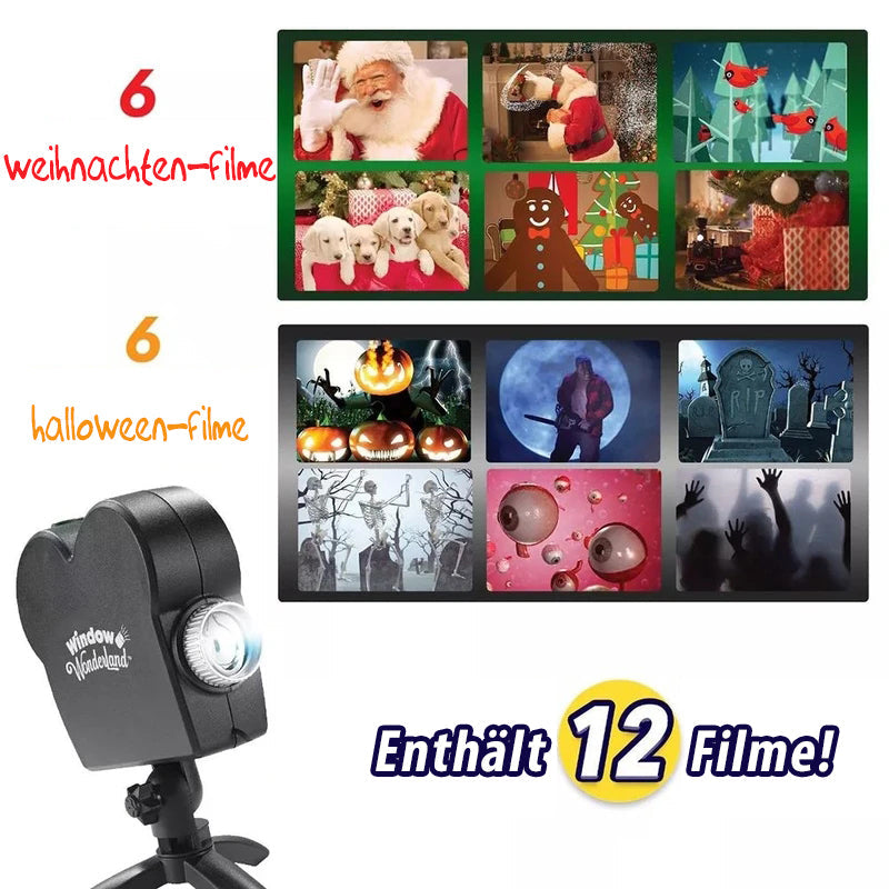 Projection holographique d'Halloween