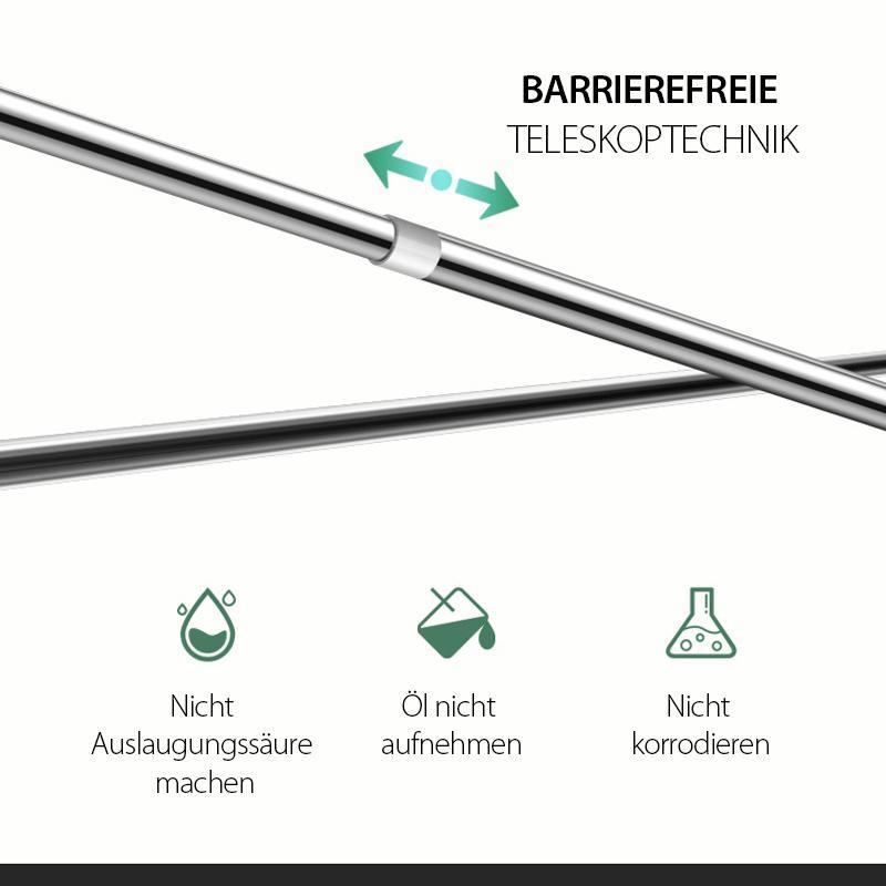 Gluschwein - Teleskopkleidung Rod aus Edelstahl
