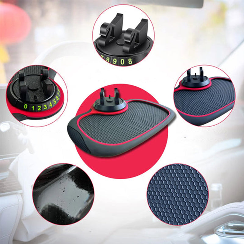 Gluschwein - Anti-Rutsch-Matte fürs Auto mit Handyhalter