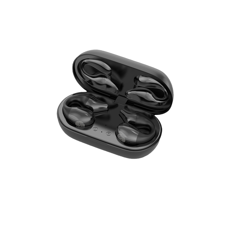 Gluschwein - Drahtloses Ohrclip-Bluetooth-Headset Schwarz Ohne Bildschirm