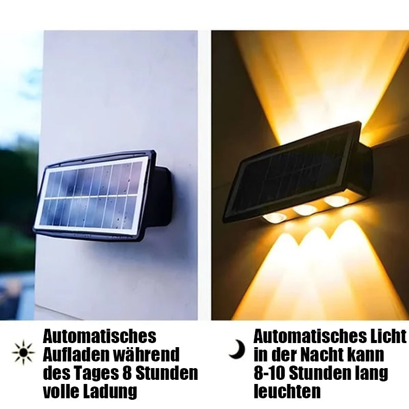 Gluschwein - Solar-Außenwandleuchte