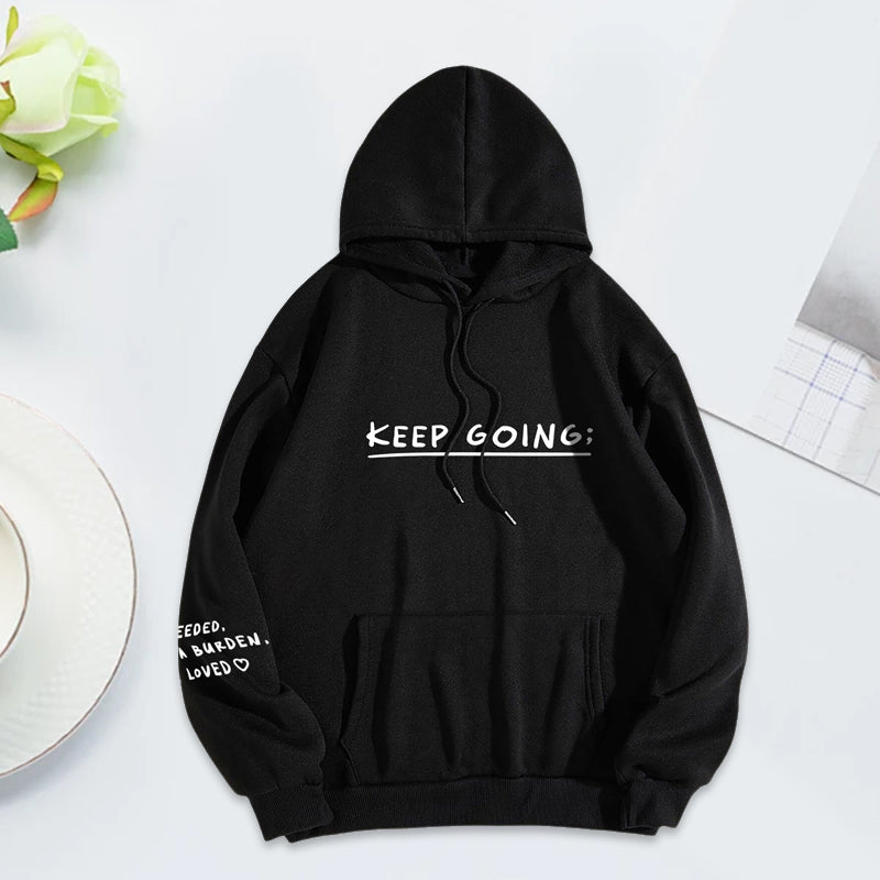 Gluschwein - Sweatshirt '100 Gründe, am Leben zu bleiben'.