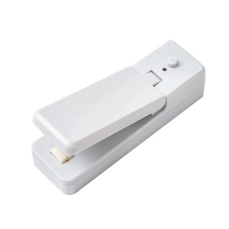 Gluschwein - 2 in 1 USB aufladbare Mini-Beutelschweißmaschine mit Schneidemesser Grau