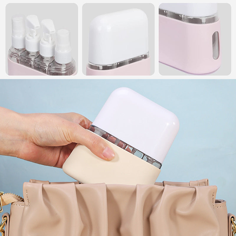 Gluschwein - Mini-Shampoo-Spender, tragbares Reiseflaschen-Set