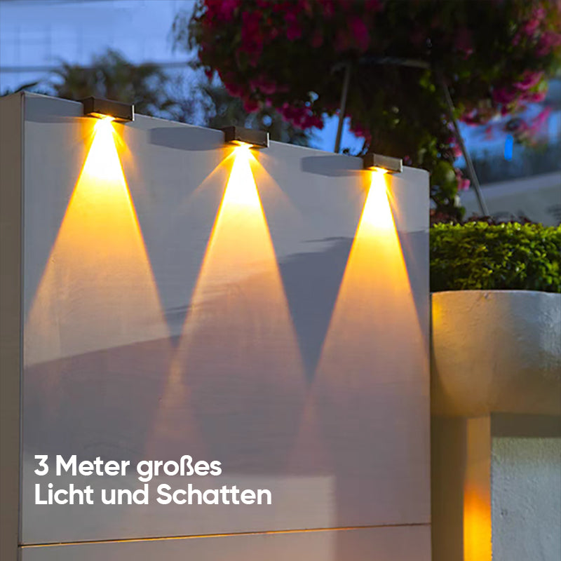 Gluschwein - Superhelle Solar-Wandleuchte