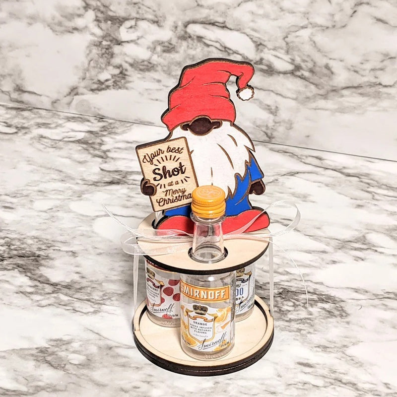 Gluschwein - Weihnachts-Mini-Weinflaschenhalter
