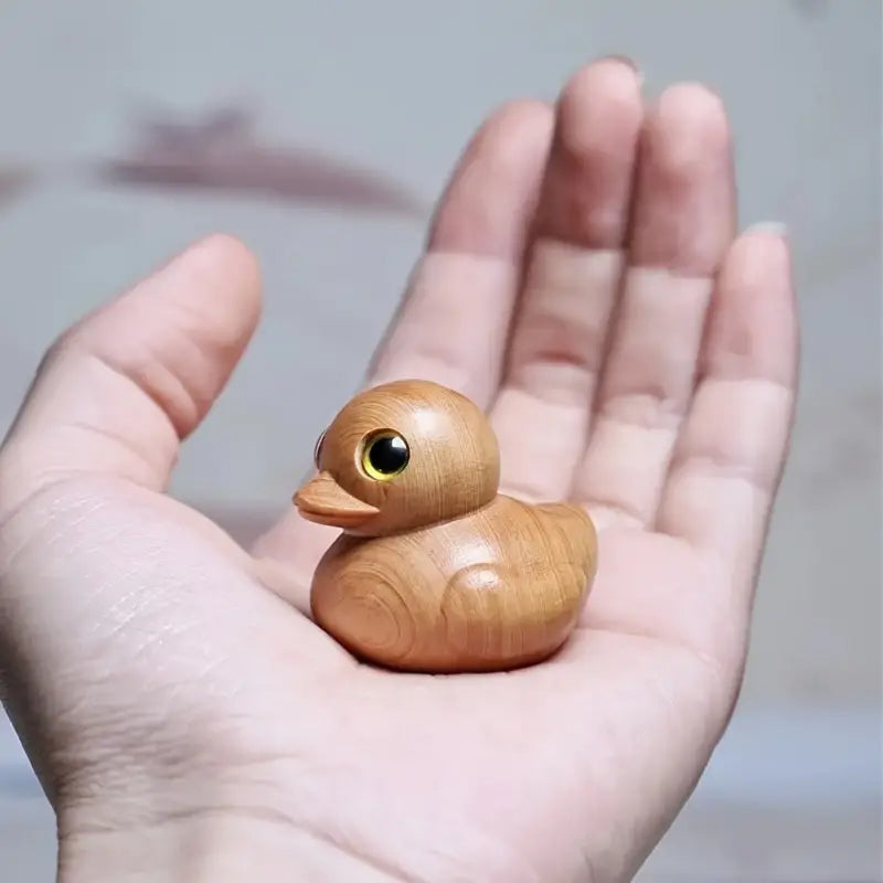 Gluschwein - Handgefertigte Gummiente aus Holz