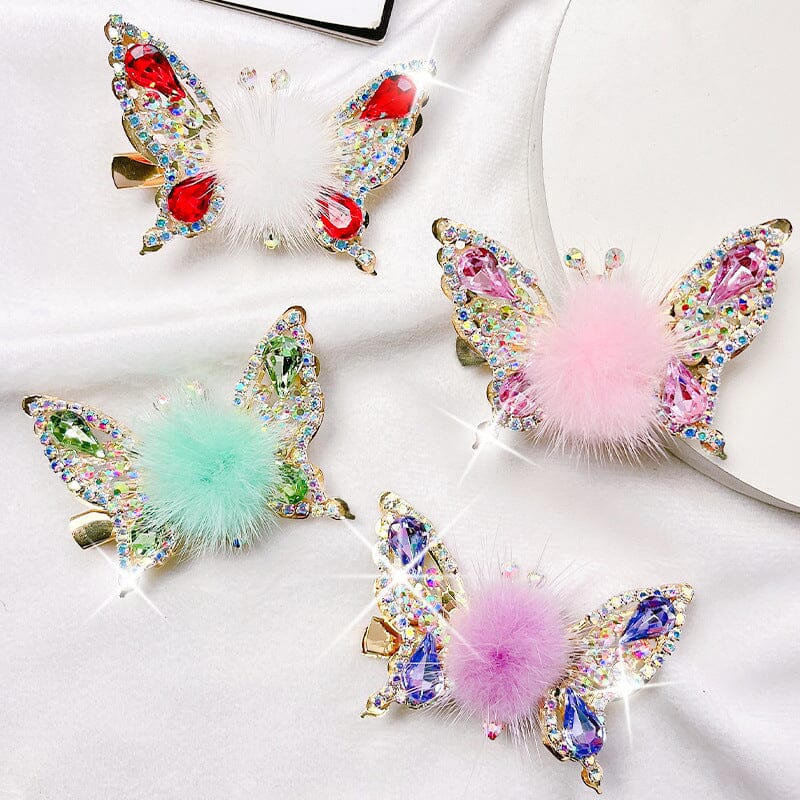 Gluschwein - Fliegende Schmetterling Haarnadel
