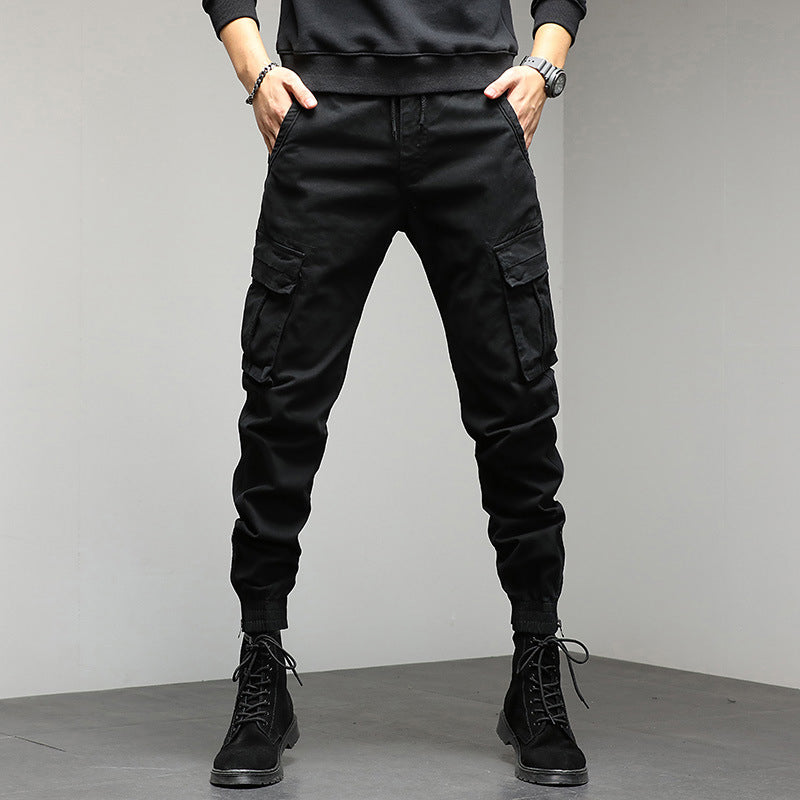 Gluschwein - Wander-Cargohose für Herren Schwarz