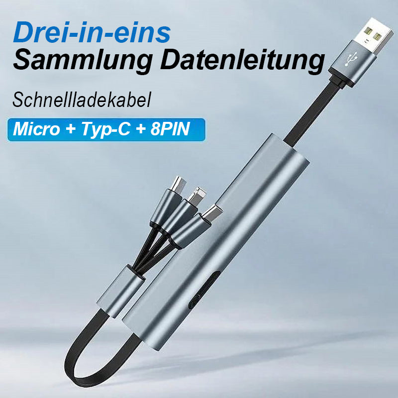 3-in-1-Schnellladekabel