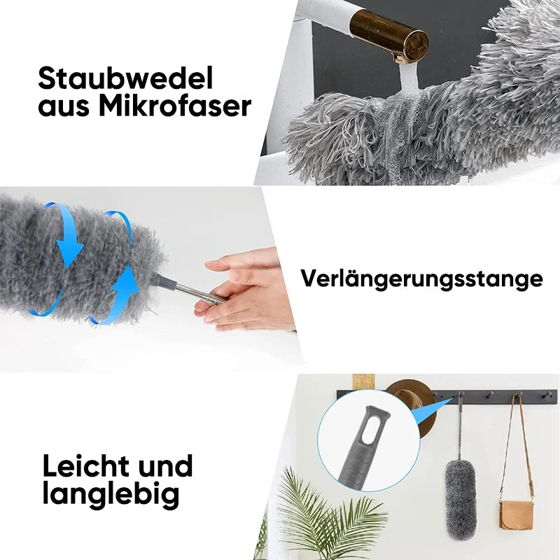 Gluschwein - Einziehbarer Staubbürsten-Staubwedel