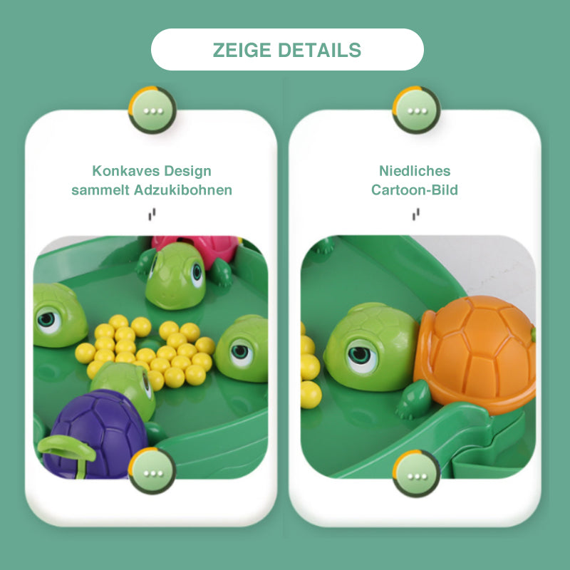 Gluschwein - Gierige Schildkröte isst Bohnen- Spielzeug