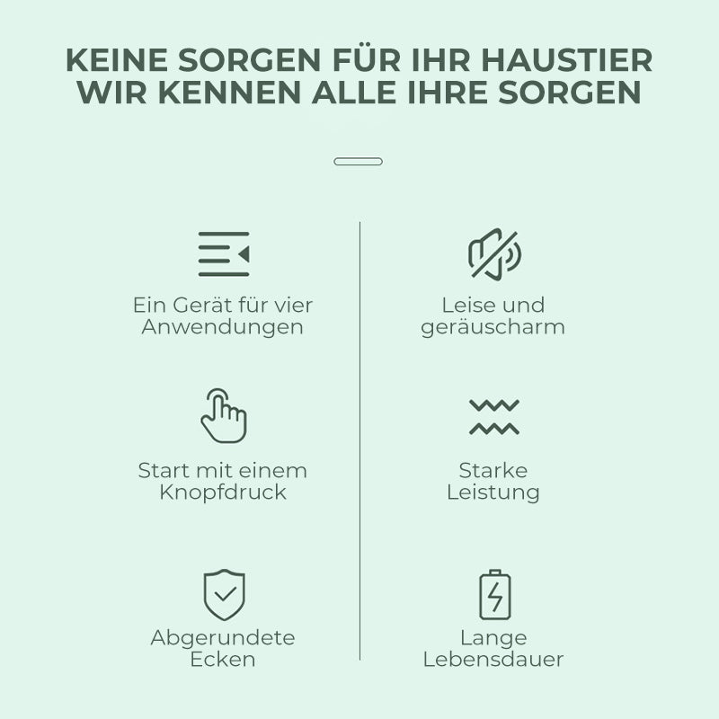 Gluschwein - 4-in-1 Haustier-Rasierer