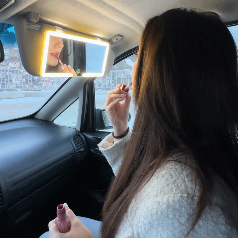 Gluschwein - Auto LED Sonnenblende Vanity Mirror