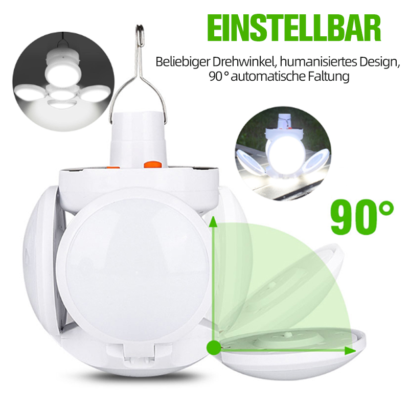 Gluschwein - LED Solar Faltbares Fußballlicht