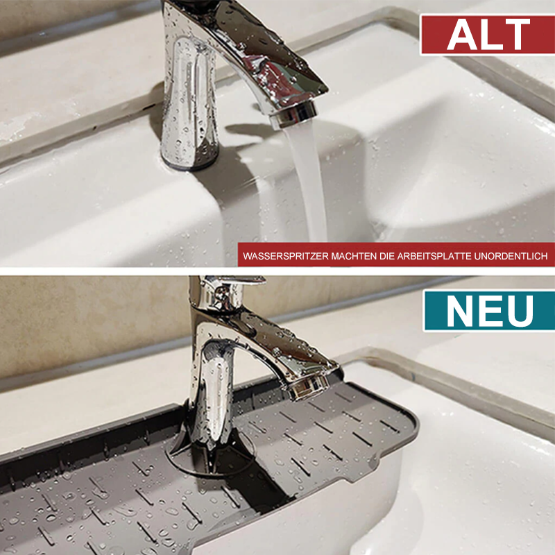 Gluschwein - Silikon Wasserhahn Griff Tropffänger Ablage