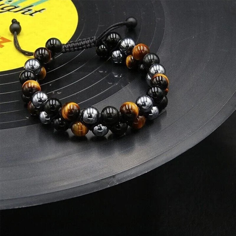 Gluschwein - Verstellbares Armband aus natürlichem Erz