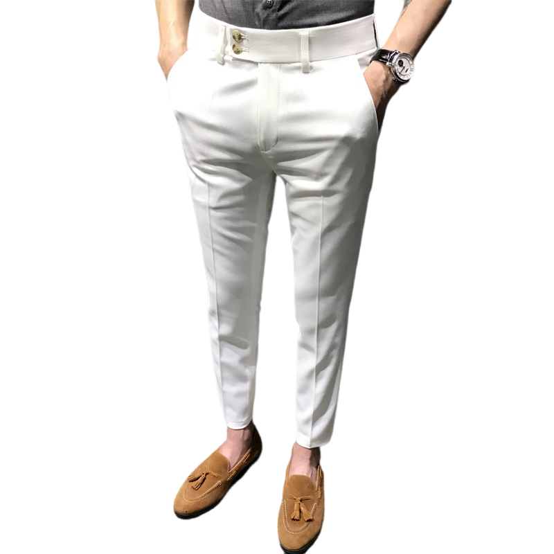 Gluschwein - Solide Slim-Fit-Formalhose