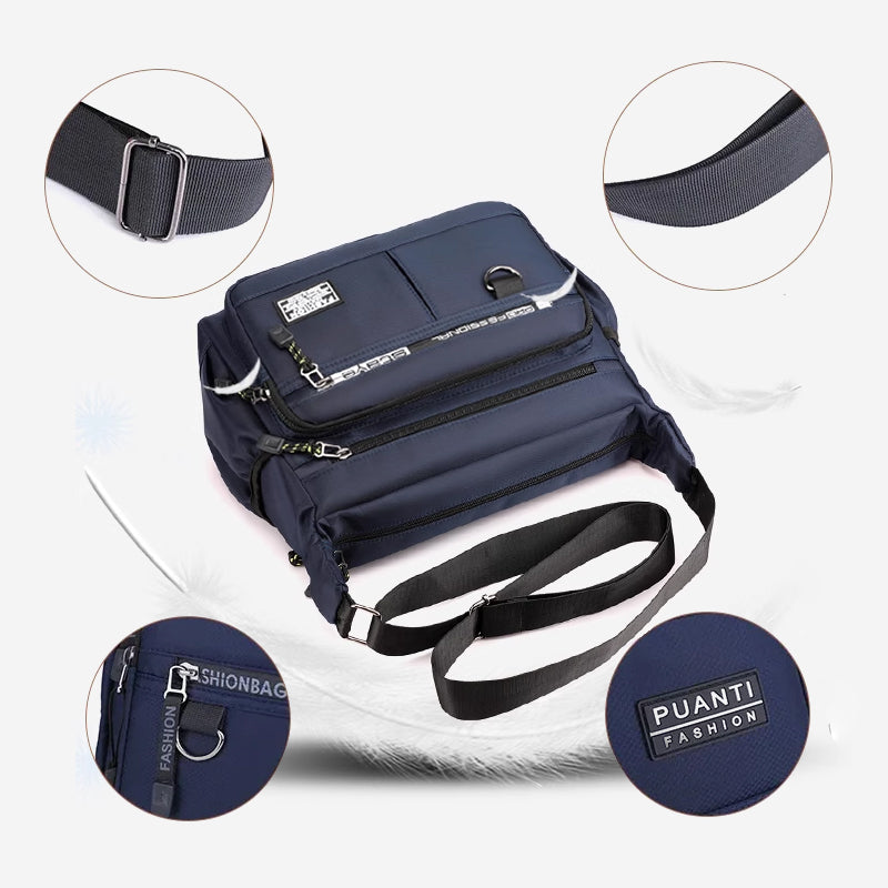 Gluschwein - Herren Umhängetasche mit mehreren Taschen