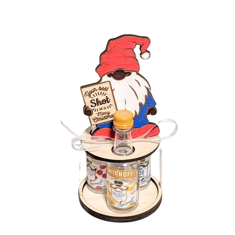 Gluschwein - Weihnachts-Mini-Weinflaschenhalter Zwerg A