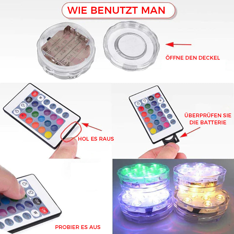 Gluschwein - Tauchfähige LED-Poolbeleuchtung