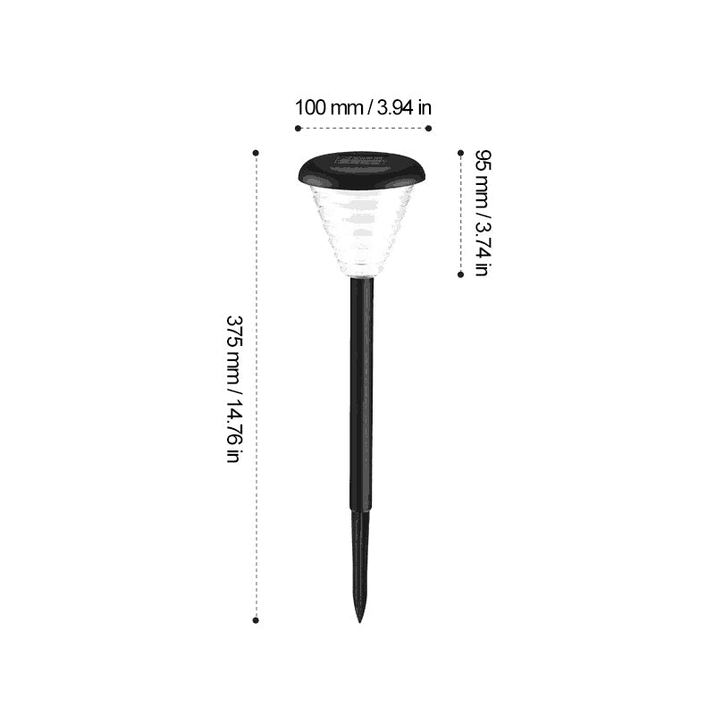 Gluschwein - Wasserdichte Solar-Rasenlampen (2 Stück)