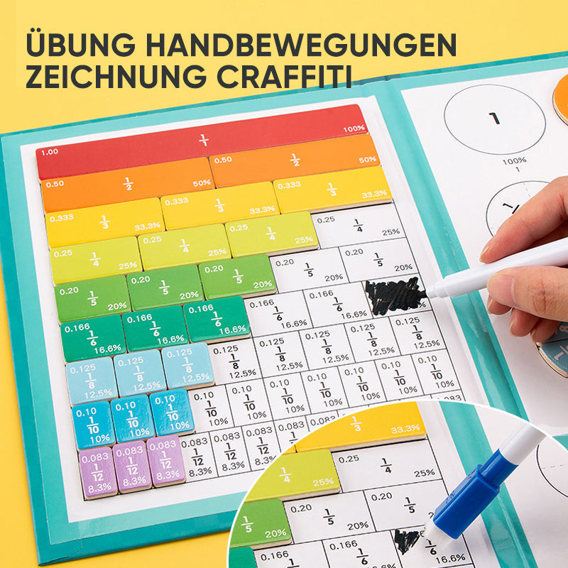 Gluschwein - Magnetisches Buch-Bruchteil-Puzzle für Kinder