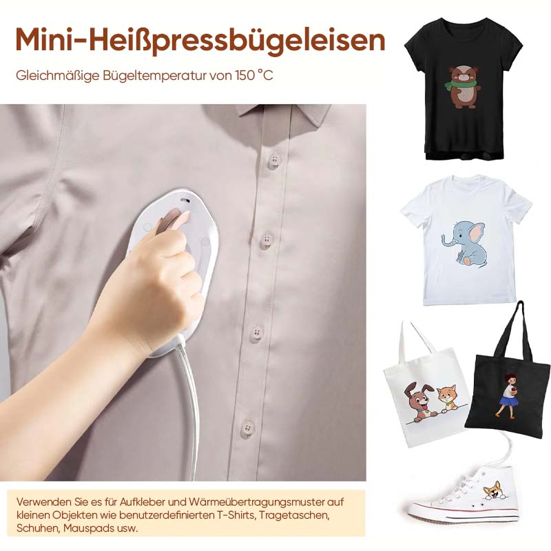 Gluschwein - 2024 Reisebügeleisen mit Doppelspannung
