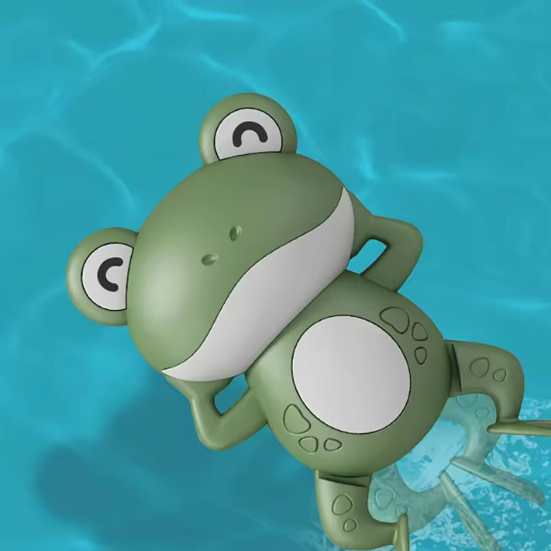 Gluschwein - Baby Dusche Uhrwerk Niedliches Tier schwimmender Frosch