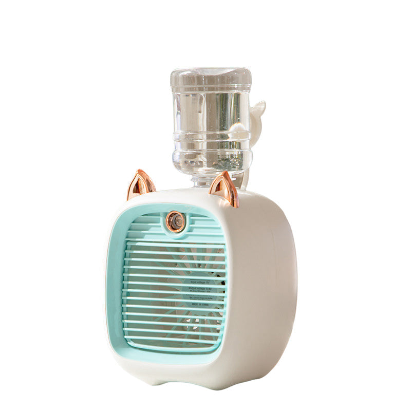 Gluschwein - Süße und tragbarer Klimaanlagenventilator blau